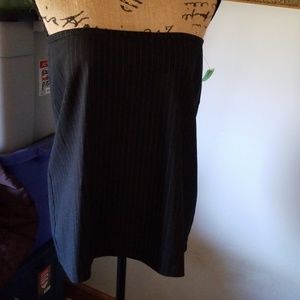 My Michelle black pinstripe skirt